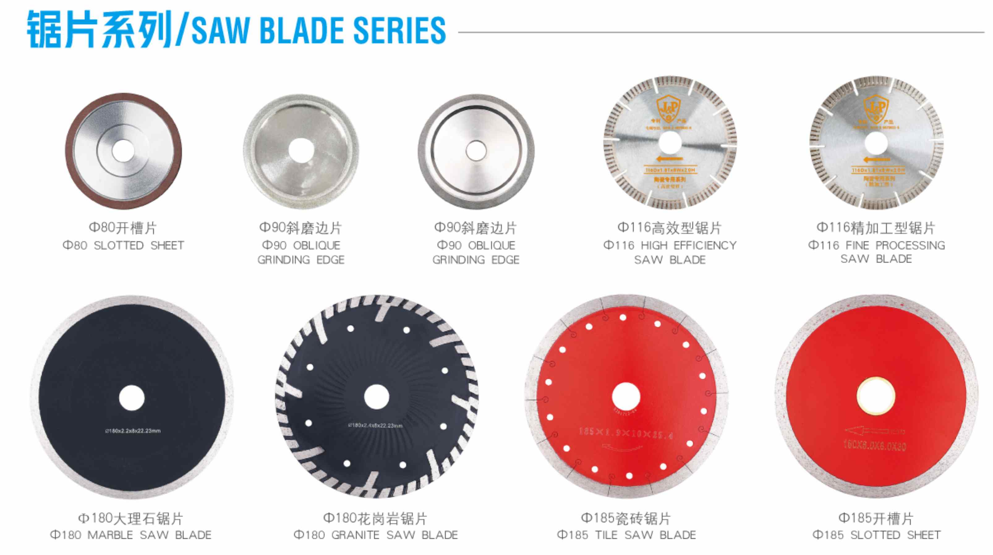 Tile cutting machine saw blade