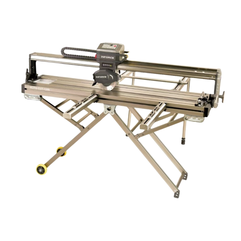 What is the principle of a tile cutter?