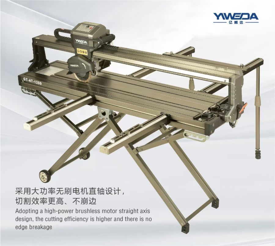 Electric brushless cutter for tile